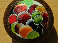 Red and White Grapes Cloisonné Enamel by Mark Morris