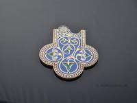 Bottom Piece of Enamel Cross