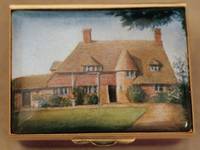 An Enamel Miniature Painting of a Delightful Country House by Anthony Phillips