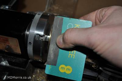 finely adjust the diameter of the ring with wet'n'dry paper