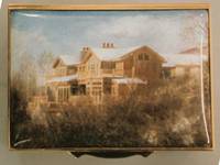 A Miniature Painting, in Enamel, of a House and surroundings by Anthony Phillips