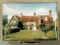 A Miniature Painting of a House and the Back Garden by Anthony Phillips