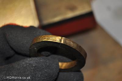 The side view of the ring join