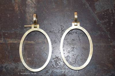 Both the medals with the lug and ribbon rings connected