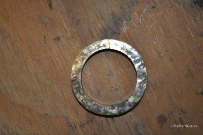 ring hammered to close it together