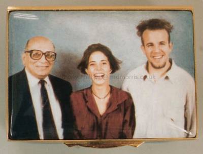 A Photographic Enamel Family Portrait by Anthony Phillips