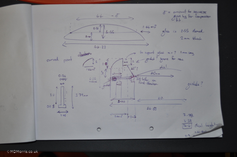 Making a watch case (part 9), fixing the top and middle sections together