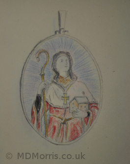 Initial designs for the chorister medals